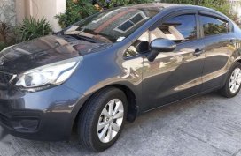 Kia Rio EX MT 2012 Sedan Gray For Sale 