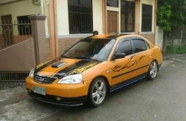 Honda Civic Vti Vtec 2001 Yellow For Sale 