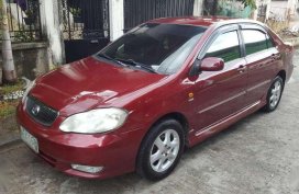 TOYOTA Corolla ALTIS 1.6G 2003 Red For Sale 