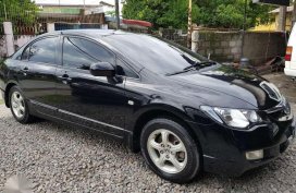 2008 honda civic 1.8v black sedan for sale 