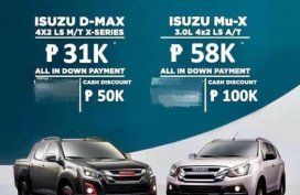 Isuzu D-max and Mux New 2018 For Sale 
