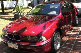 BMW 523i 1997 Red Sedan Well Maintained For Sale 