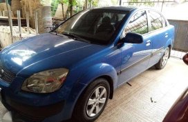 KIA RIO 2008 Blue Sedan For Sale 