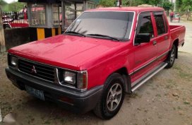 mitsubishi L200 1998 red pickup for sale 