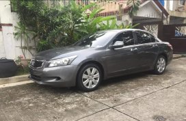 2008 Honda Accord Grey Sedan For Sale 