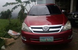 Toyota Innova J 2008 Red For Sale 