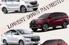 2018 Toyota Innova Lowest Down Payment and Discount for Cash Bank PO