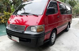 Toyota Hiace commuter van 18seaters 2001