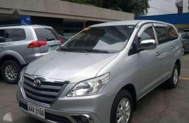 2014 Toyota Innova E Manual Transmission