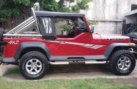 Wrangler Jeep 2000 Red SUV For Sale 