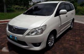 2012 Toyota Innova G White FOR SALE