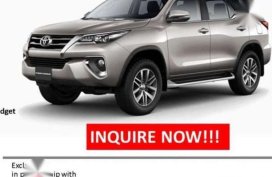 2018 Toyota Fortuner Buy Now PAYLATER promo
