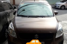 Suzuki Ertiga 2014 Gasoline Automatic Brown