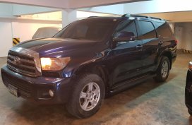 Toyota Sequoia 2009 Gasoline Automatic Blue
