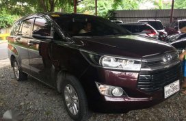 2017 TOYOTA Innova 28 G Manual Blackish Red Top of the Line