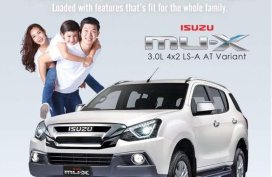 Well-kept Isuzu MuX for sale