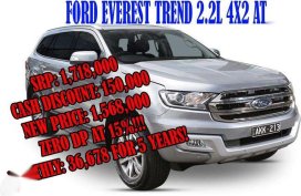Ford Everest Trend 22L 4X2 AT 2018 for sale