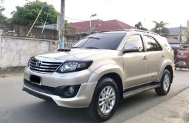 2014 Toyota Fortuner V for sale
