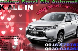 2018 MITSUBISHI MONTERO SPORT all in promo
