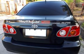 TOYOTA COROLLA ALTIS 2001 (BLACK) top of the line