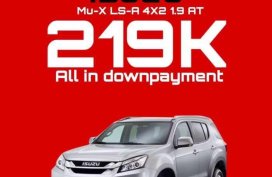Isuzu MuX 4x2 Lsa AT 30L 2018