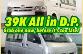 Toyota Hiace Commuter 2019 Hiace Commuter Low Downpayment promo at 39k