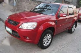 2010 Ford Escape XLT Red 4x2 2.5 liter EFI, automatic transmission