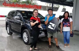 2019 Isuzu MU-X 4x2 LS Automatic 1.9L Unit Price : 1,300,000