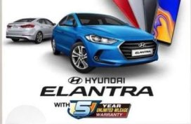 Hyundai Elantra 1.6 GL AT zero down payment 2019 