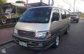 2000MT Toyota Hi Ace Grandia Van Diesel for sale