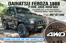 Selling 1989 Daihatsu Feroza Gasoline Manual at 175636 km in Las Piñas 