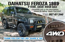 Daihatsu Feroza 4WD 1989 for sale 