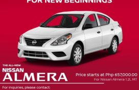 BRAND NEW Nissan Almera 1.5L MT 2019 for sale 