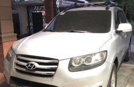 Sell Red 2012 Hyundai Santa Fe at Automatic Diesel at 80000 in Angeles