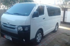 Selling Toyota Hiace 2018 Manual Diesel in Guiguinto
