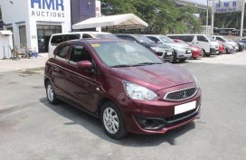 Selling Red 2017 Mitsubishi Mirage at 51194 km in Muntinlupa