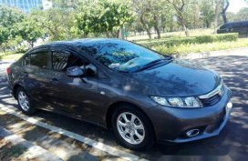 Selling Grey Honda Civic 2013 Automatic Gasoline for sale