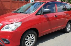 Sell Red 2015 Toyota Innova in Quezon City