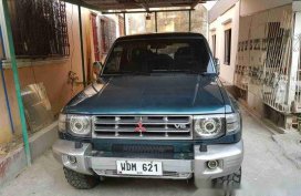 Green Mitsubishi Pajero 1997 at 120467 km for sale in Manila