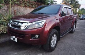 Sell Red 2014 Isuzu D-Max at Automatic Diesel at 48000 km in Angeles City