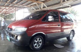 Selling Red Hyundai Starex Manual Diesel in Davao City