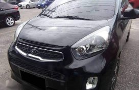 Selling Black Kia Picanto 2017 Manual Gasoline at 18000 km in Makati
