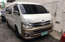 2nd Hand Toyota Hiace 2012 Manual Diesel for sale in Quezon City