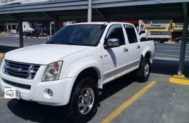 White Isuzu D-Max 2008 Manual Diesel for sale Davao City 