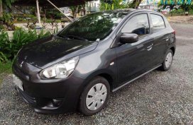 2nd Hand Mitsubishi Mirage 2014 Hatchback at Manual Gasoline for sale in Los Baños