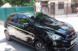 Black Mitsubishi Mirage 2018 for sale in Automatic