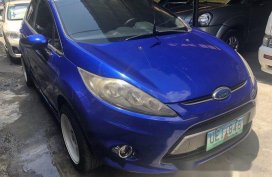 Blue Ford Fiesta 2012 Automatic Gasoline for sale in Marikina 