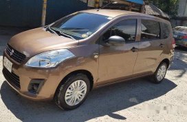 Brown Suzuki Ertiga 2015 at 28000 km for sale