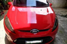 Red Ford Fiesta 2011 for sale in Tagaytay 