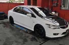 White Honda Civic 2010 Manual Gasoline for sale in Quezon City